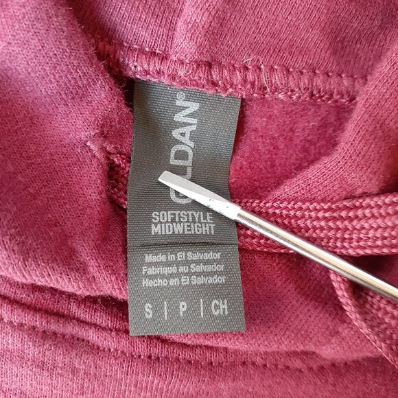 New Small Hail Washington Football Burgundy Red Pullover Hoodie - Picture 5 of 6